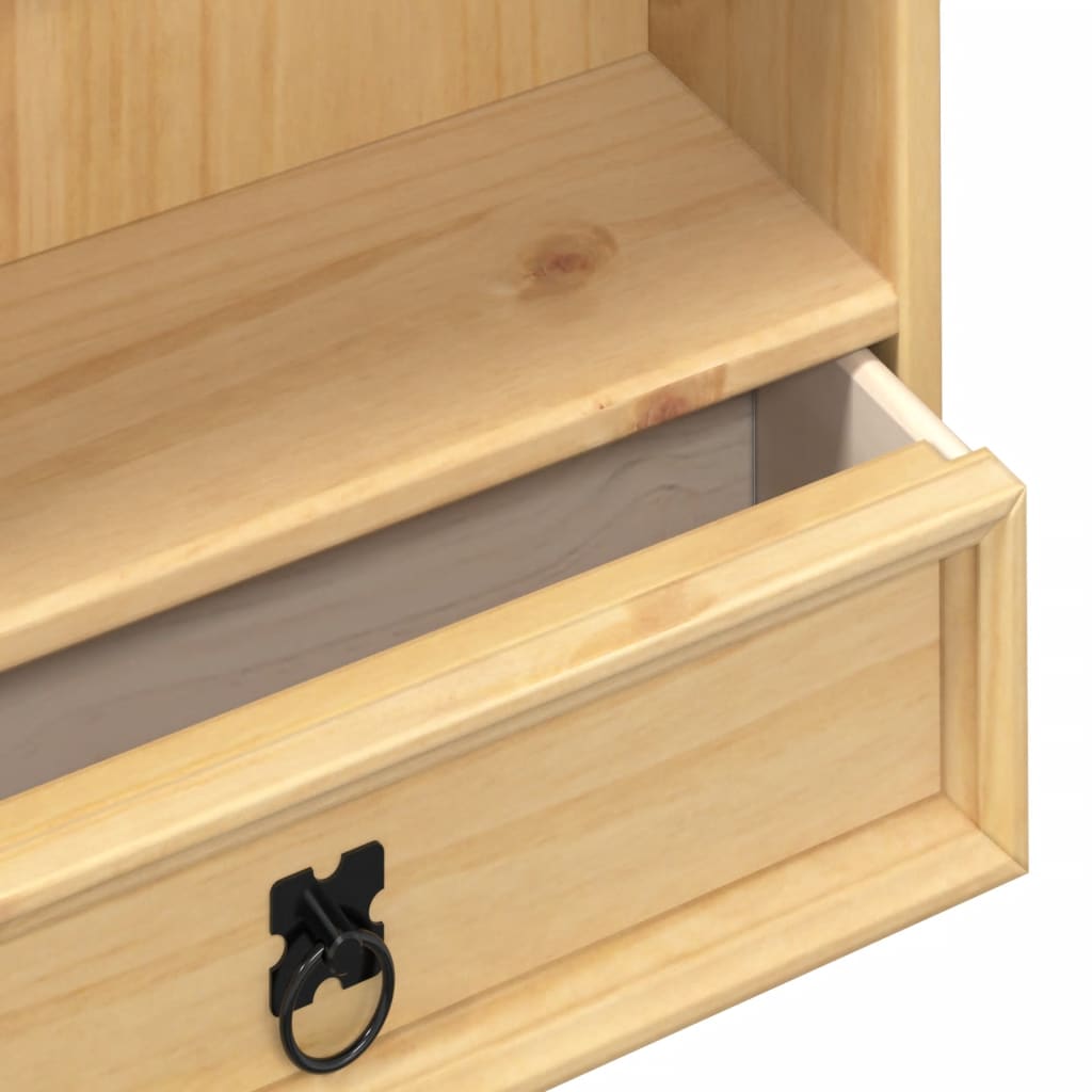 vidaXL Έπιπλο για CD Corona 52x17,5x103 εκ. από Μασίφ Ξύλο Πεύκου