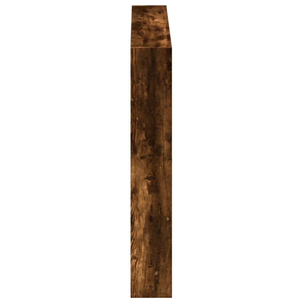 vidaXL Κεφαλάρι με Αποθηκ. Χώρο & LED Καπνιστή Δρυς 100x17x102 εκ.