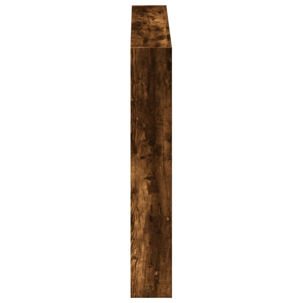 vidaXL Κεφαλάρι με Αποθηκ. Χώρο & LED Καπνιστή Δρυς 120x17x102 εκ.