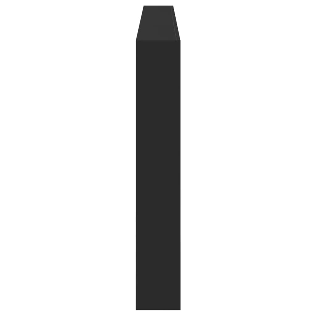 vidaXL Κεφαλάρι με Αποθηκευτικό Χώρο και LED Μαύρο 220 x 17 x 102 εκ.