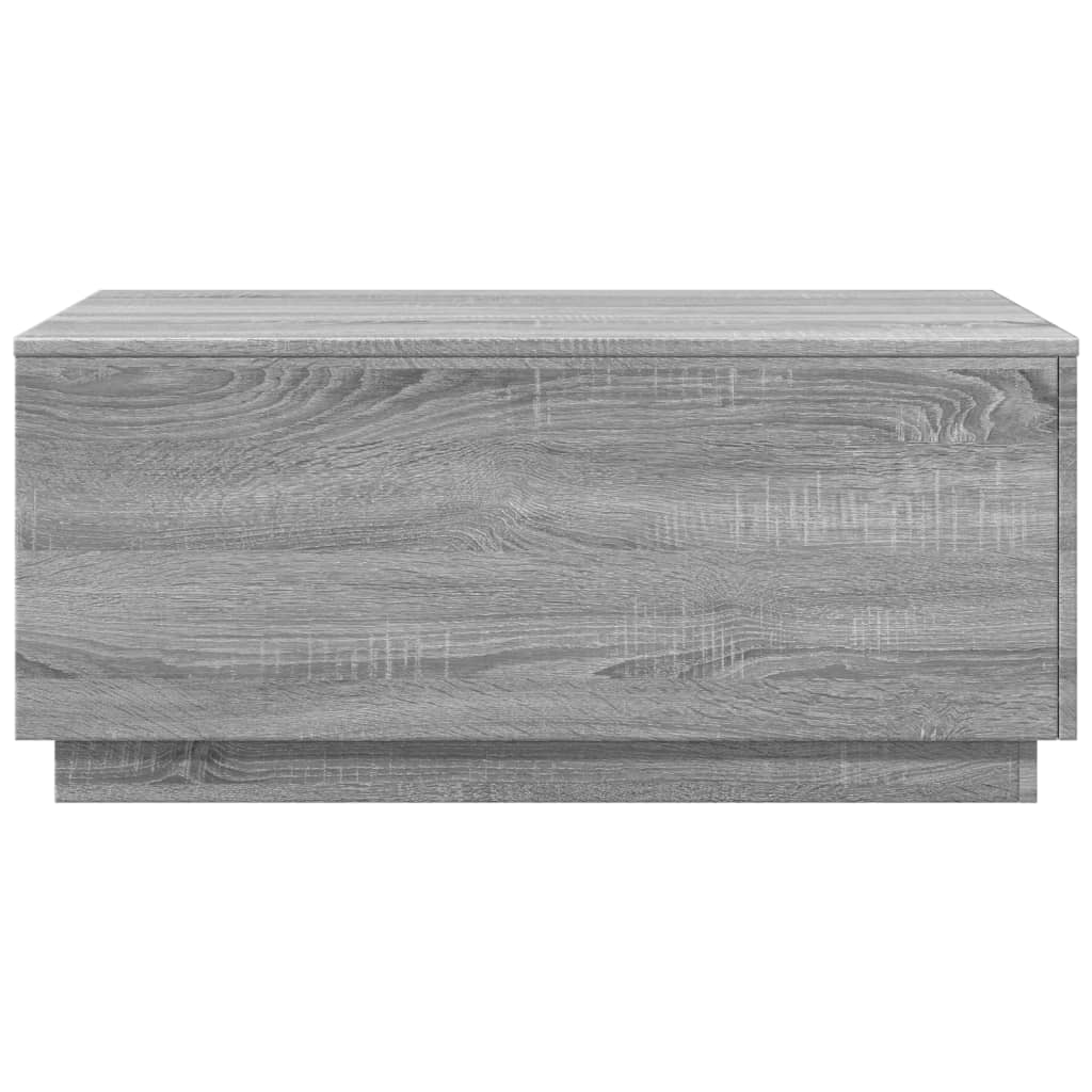 vidaXL Τραπεζάκι Σαλονιού με LED Γκρι Sonoma 90 x 50 x 40 εκ.