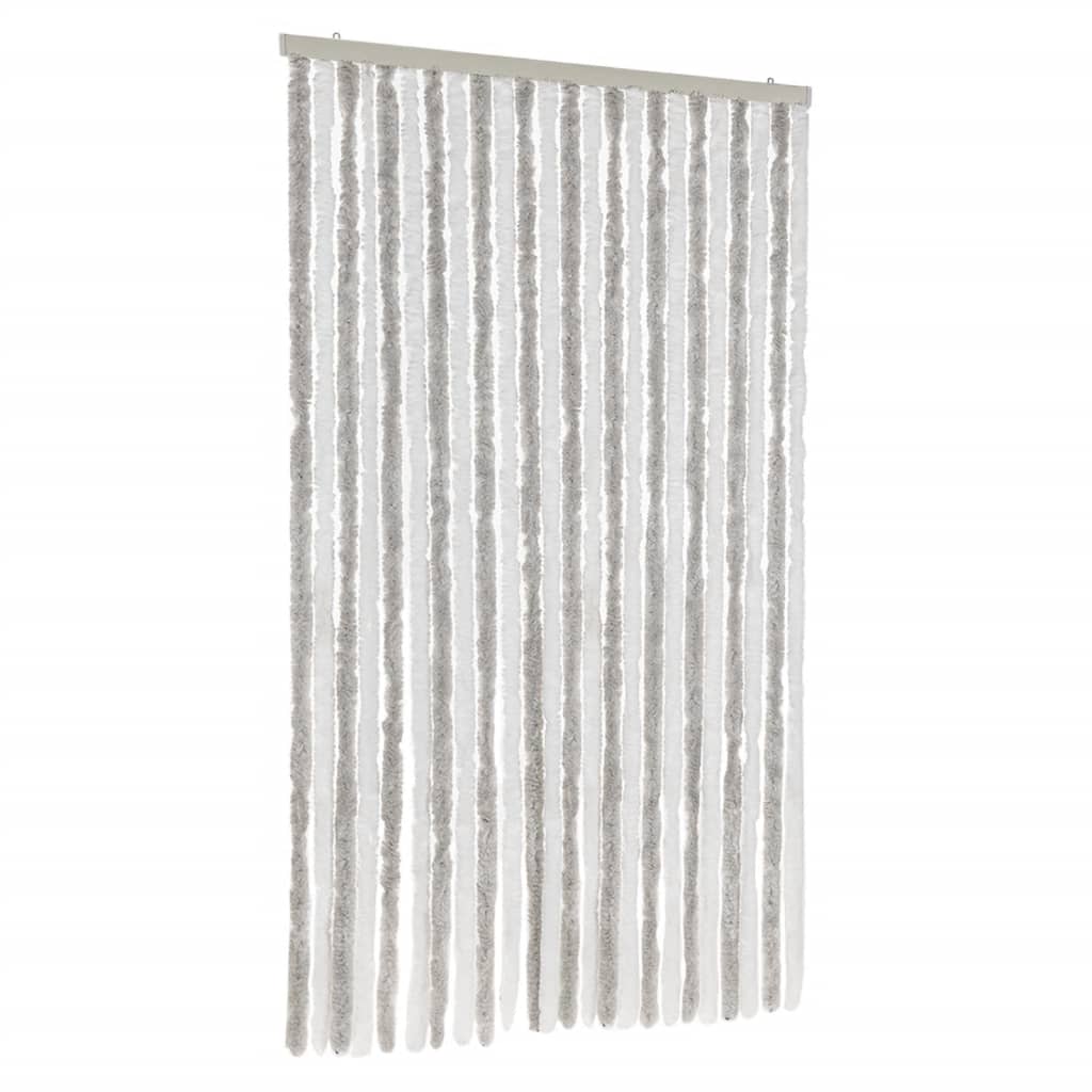 vidaXL Σήτα Εντόμων Ανοιχτό Γκρι / Λευκό 100 x 200 εκ. από Σενίλ