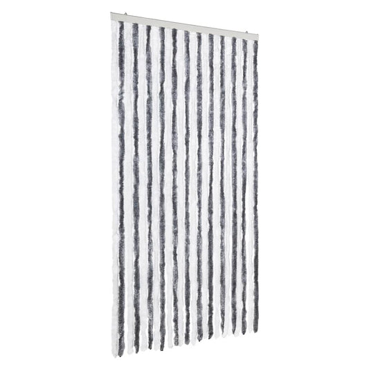 vidaXL Σήτα Εντόμων Γκρι / Λευκό 100 x 230 εκ. από Σενίλ