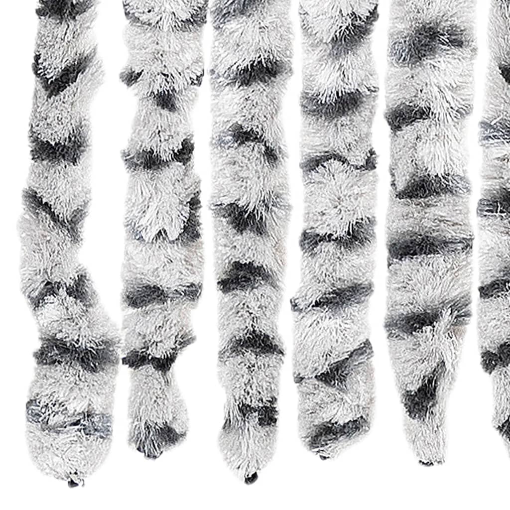 vidaXL Σήτα Εντόμων Ανοιχτό Γκρι / Σκούρο Γκρι 56 x 200 εκ. από Σενίλ