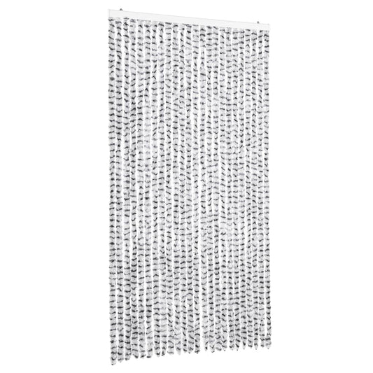 vidaXL Σήτα Εντόμων Ανοιχτό Γκρι / Σκούρο Γκρι 100 x 230 εκ. από Σενίλ
