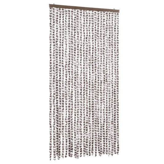 vidaXL Σήτα Εντόμων Taupe / Λευκό 100 x 230 εκ. από Σενίλ