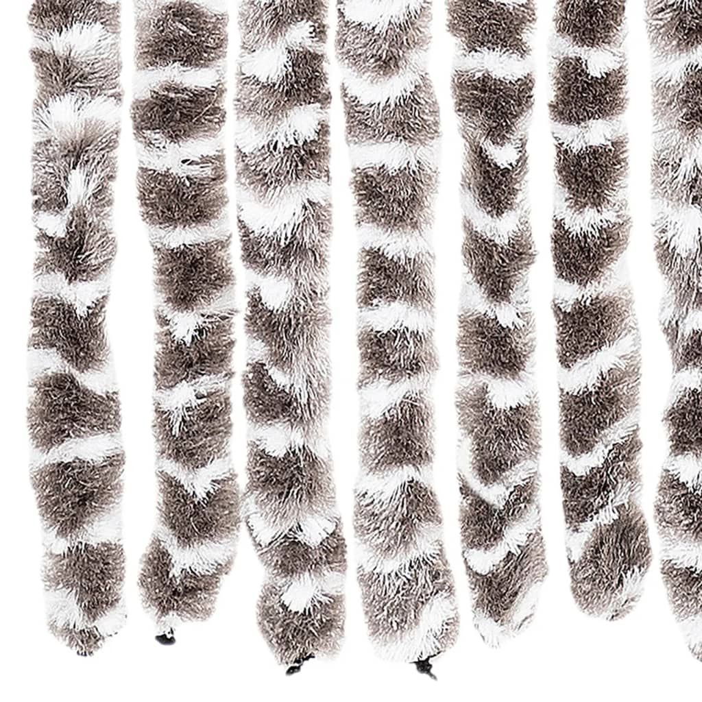 vidaXL Σήτα Εντόμων Taupe / Λευκό 100 x 230 εκ. από Σενίλ