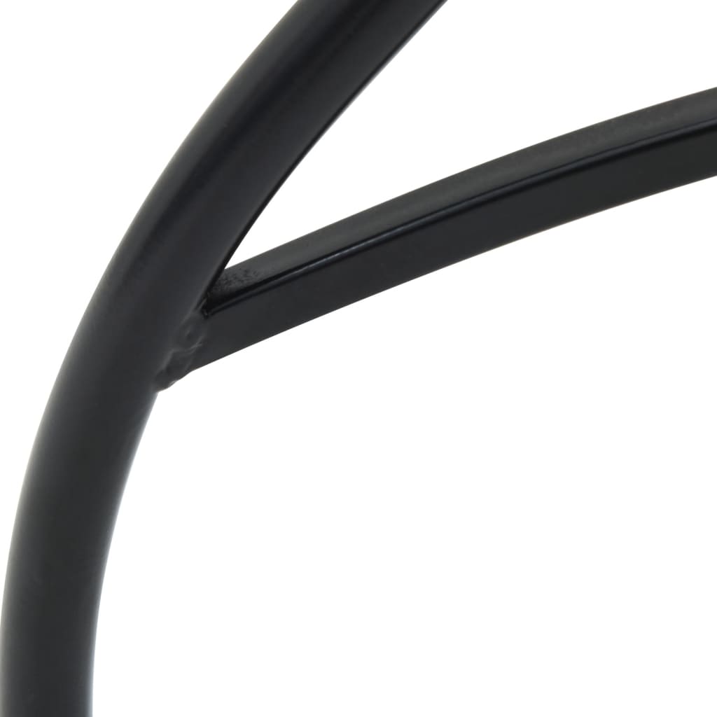 vidaXL Τραπέζι Bistro «Μωσαϊκό» Μαύρο/Λευκό Ø50x70 εκ. Κεραμικό