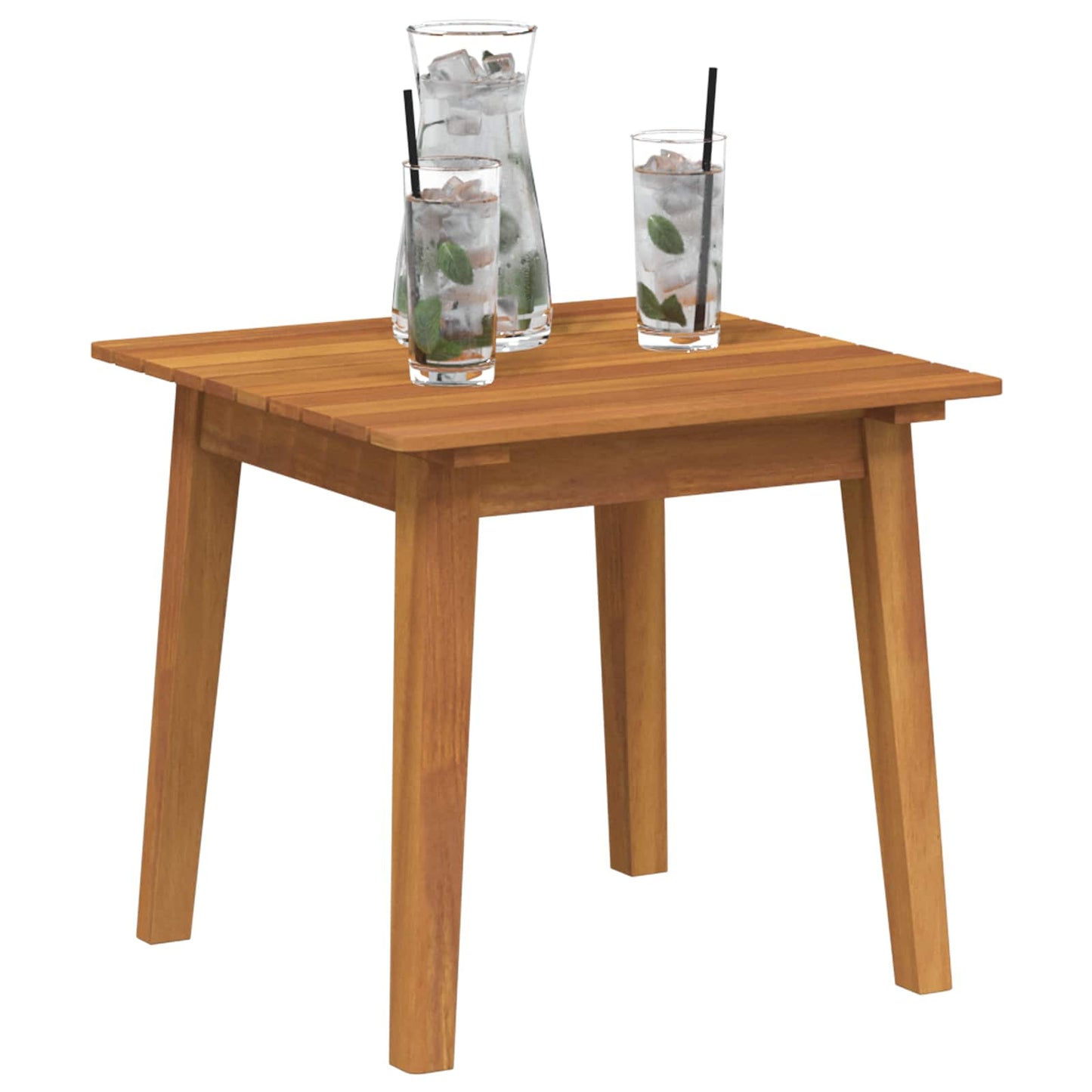 vidaXL Τραπεζάκι Πλευράς Καφέ 45 x 45 x 40 cm Στερεό Ξύλο Ακακίας