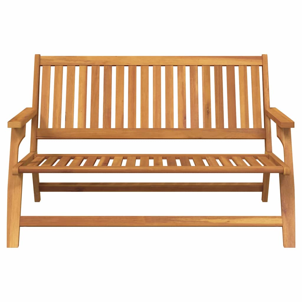 vidaXL Παγκάκι Κήπου 122.5x77x74 εκ. Μασίφ ξύλο ακακίας