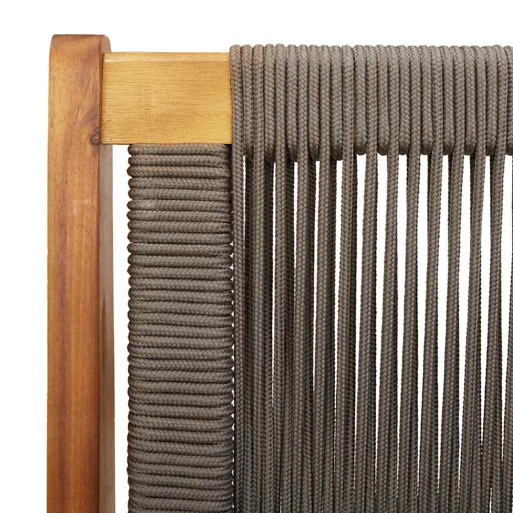 vidaXL πάγκος κήπου γκρι 76x122x73 εκ. μασίφ ξύλο ακακίας