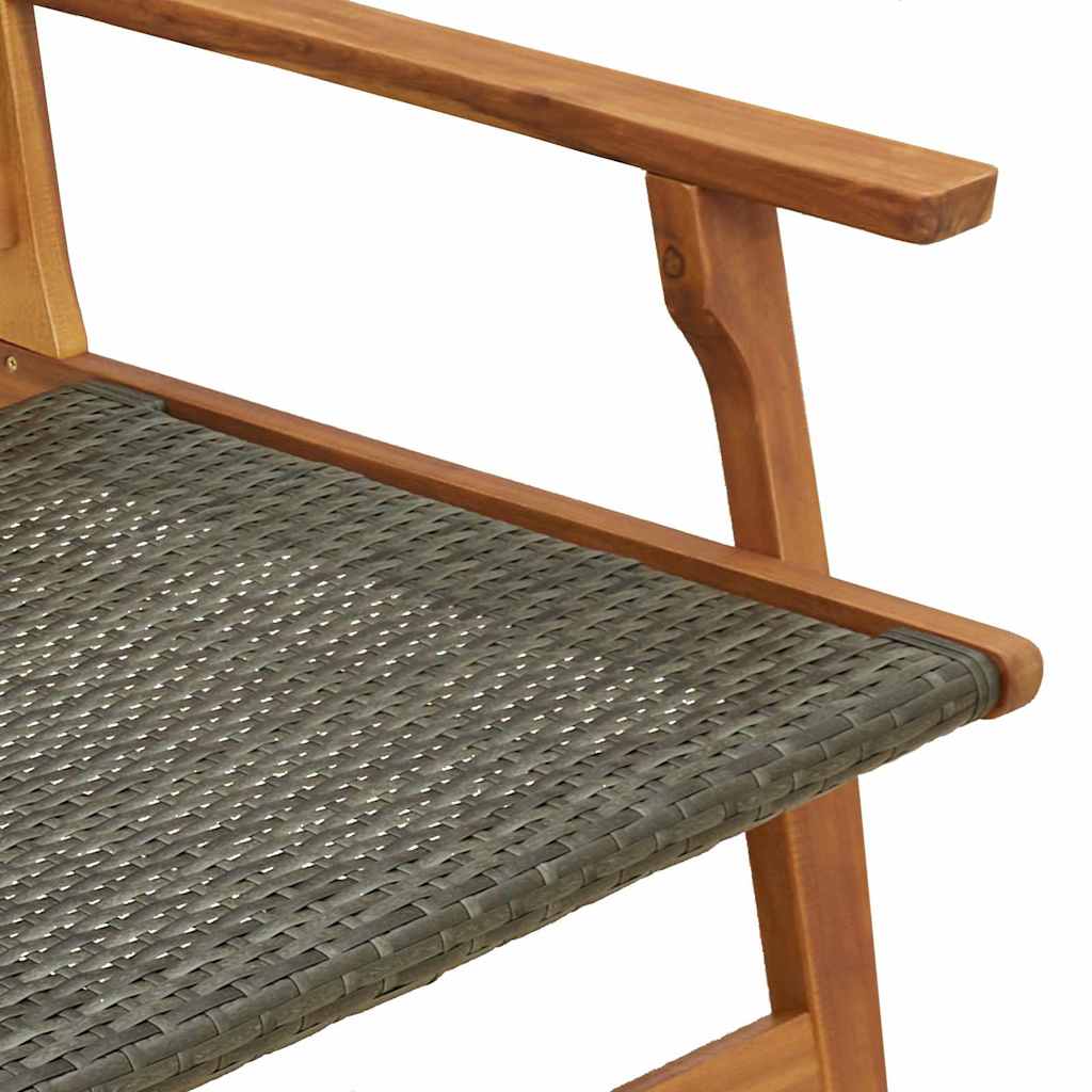 vidaXL Εξωτερικά Έπιπλα 2 pcs Γκρι 67 x 78 x 73 εκ.