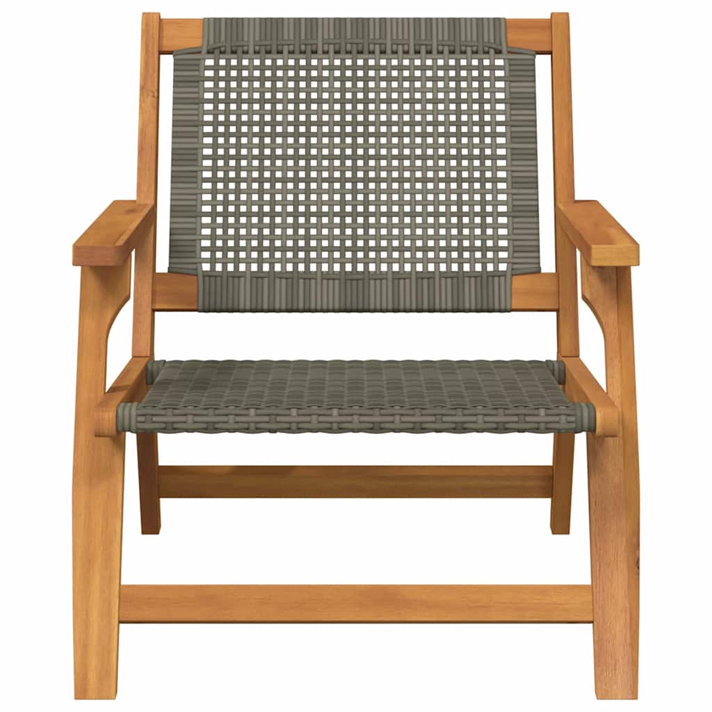 vidaXL Εξωτερικά Έπιπλα 2 pcs Γκρι 67 x 78 x 73 εκ.