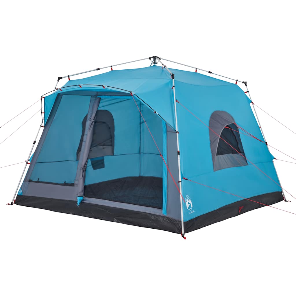 vidaXL Σκηνή Οικογενειακή με Καμπίνα 7 Ατόμων Ταχείας Απελ. Μπλε