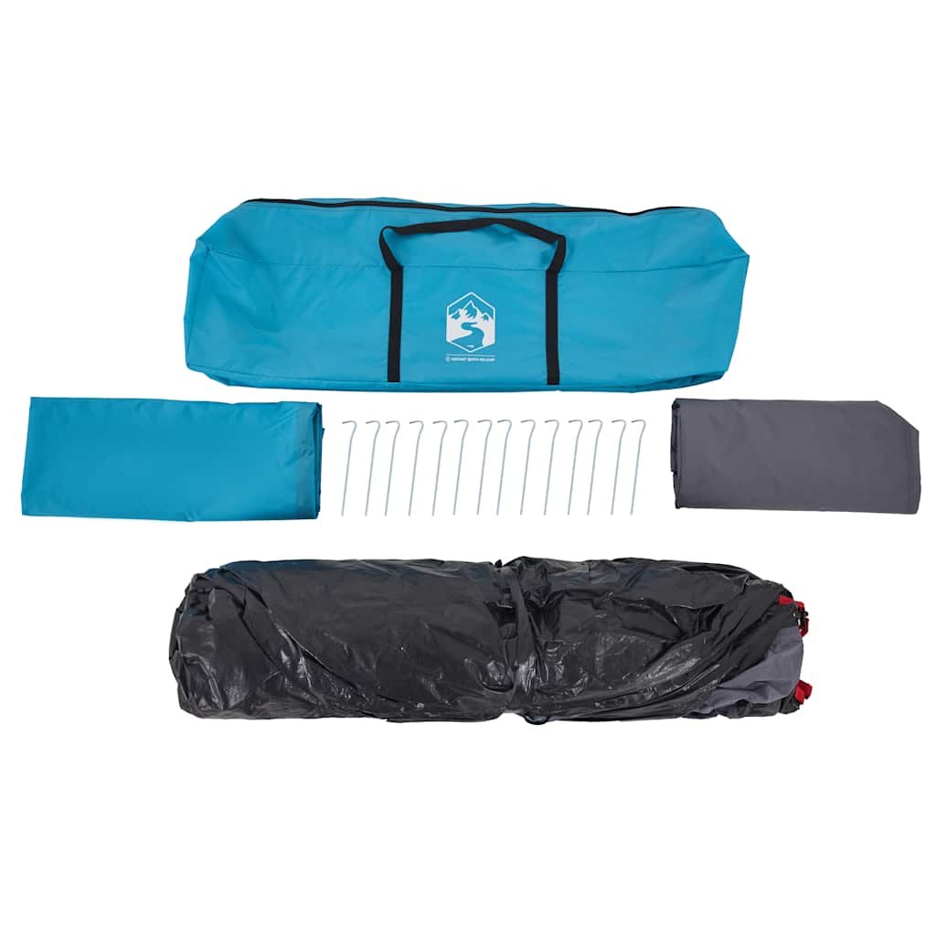 vidaXL Σκηνή Οικογενειακή με Θόλο 5 Ατόμων Ταχείας Απελευθέρωσης Μπλε