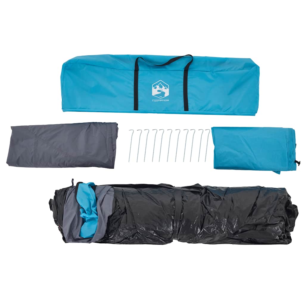 vidaXL Σκηνή Οικογενειακή με Θόλο 10 Ατόμων Ταχ. Απελευθέρωσης Μπλε