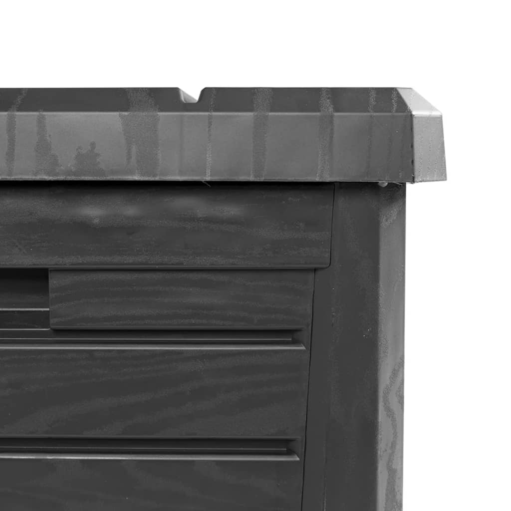 vidaXL Κουτί Μαξιλαριών Εξ Χώρου Ανθρακί 73x50,5x46,5εκ Πολυπροπυλένιο