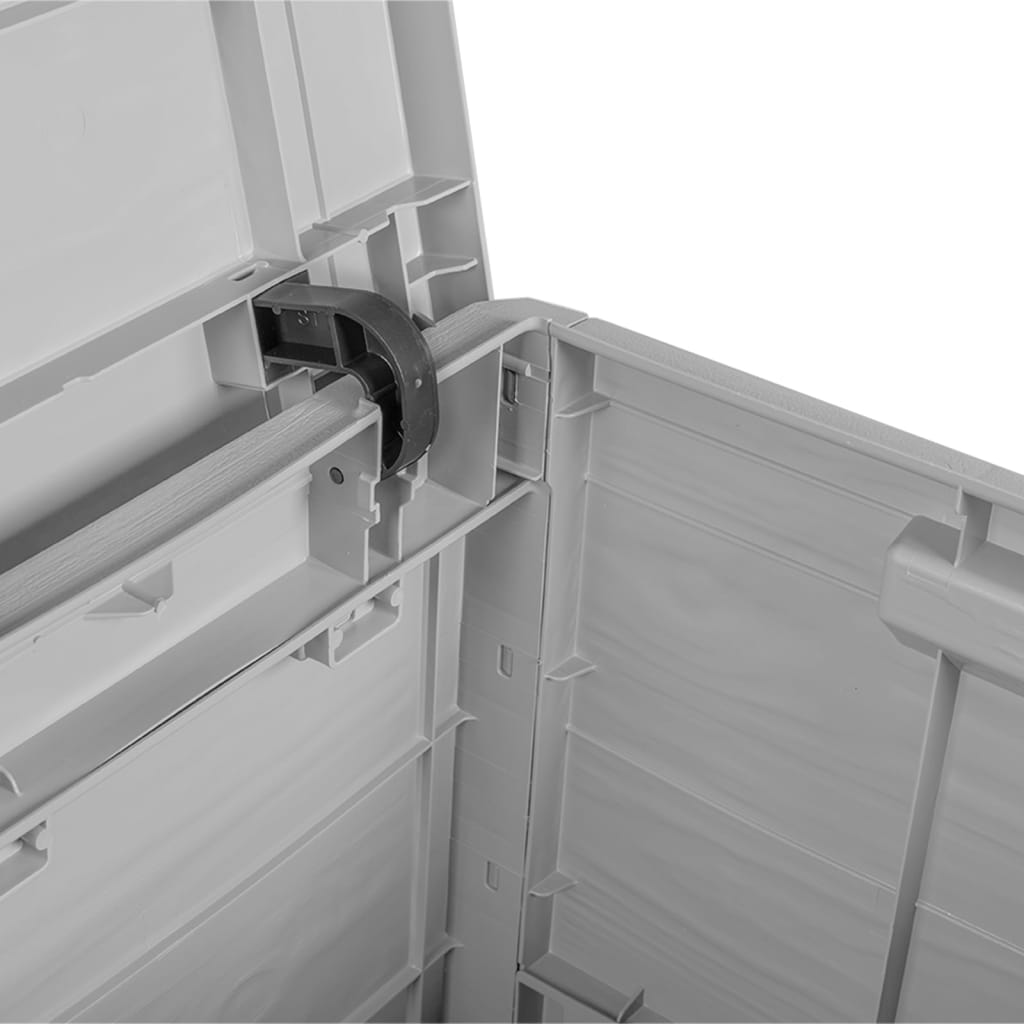 vidaXL Κουτί Μαξιλαριών Εξ Χώρου Γκρι 77,5x44,5x53εκ Πολυπροπυλένιο