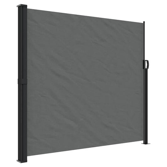vidaXL Πτυσσόμενη Πλαϊνή Τέντα Ανθρακί 180x300 εκ.