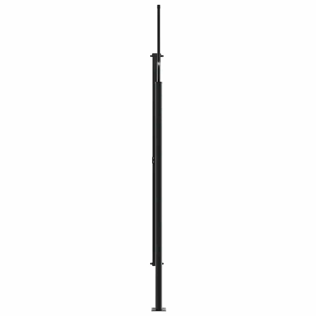 vidaXL Σκίαστρο Πλαϊνό Συρόμενο Μαύρο 220 x 300 εκ.