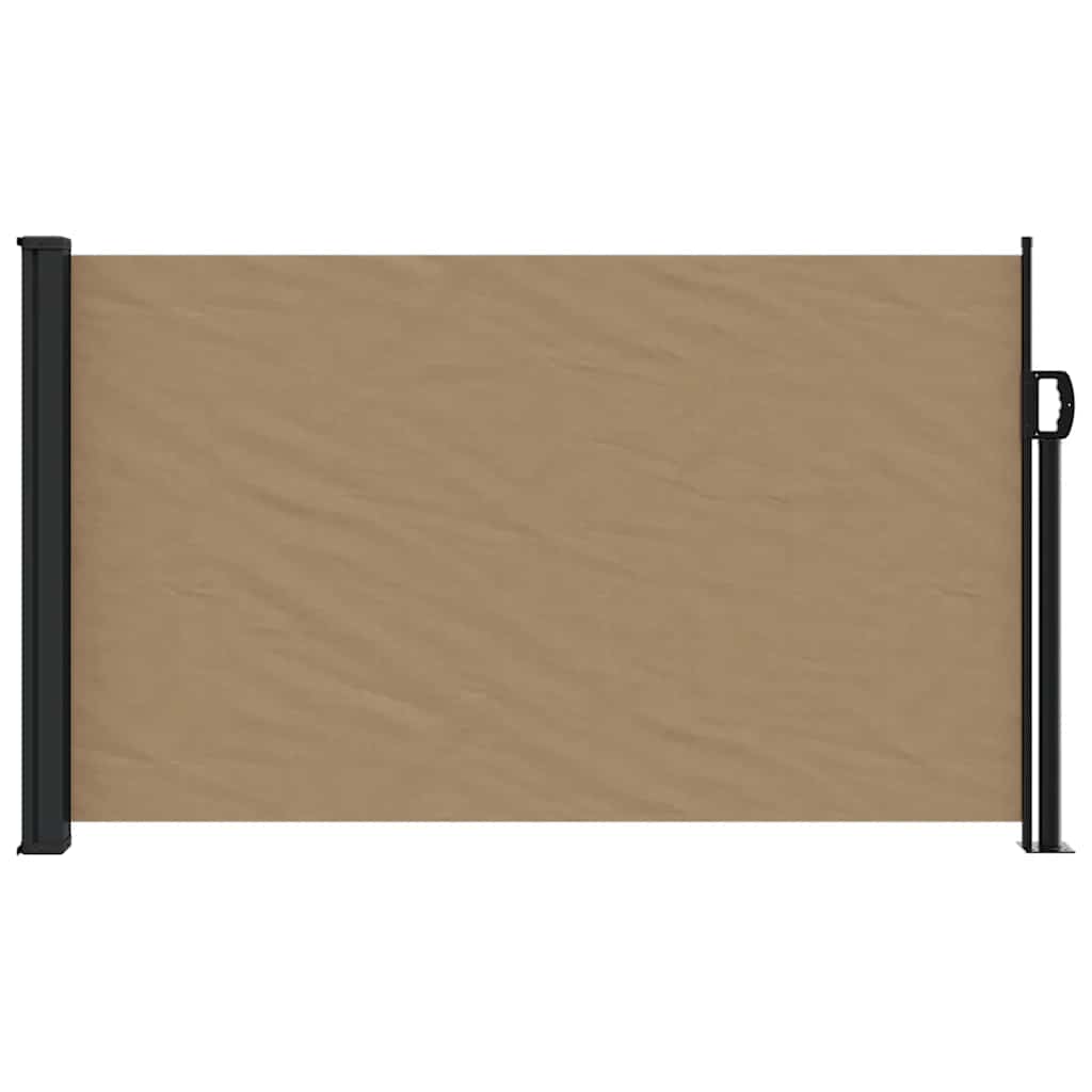 vidaXL Σκίαστρο Πλαϊνό Συρόμενο Taupe 120 x 500 εκ.