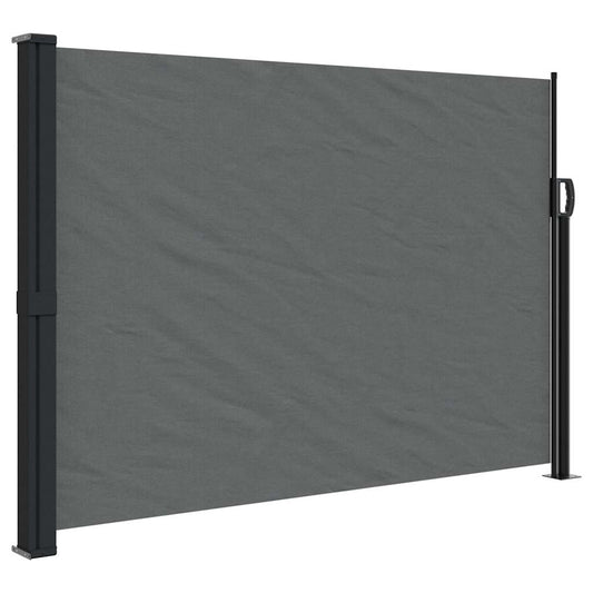vidaXL Σκίαστρο Πλαϊνό Συρόμενο Ανθρακί 140 x 600 εκ.