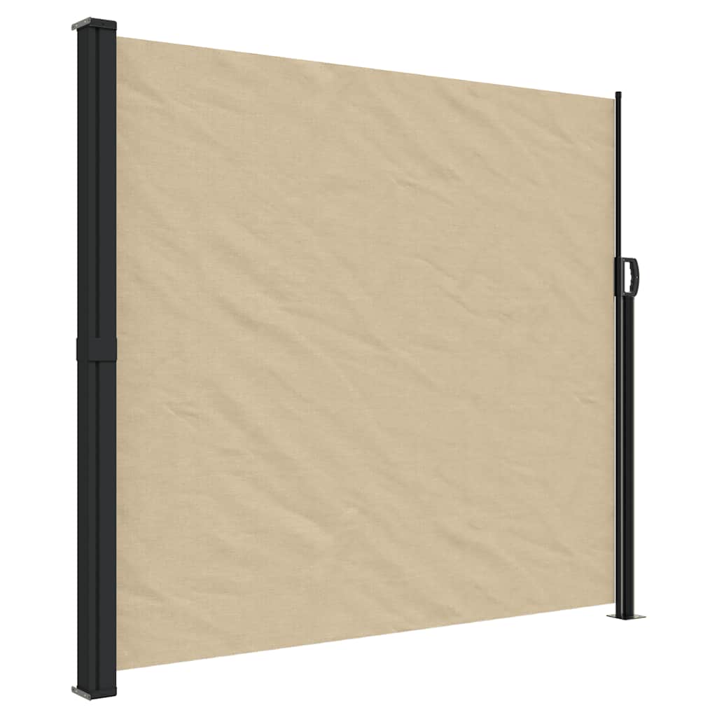 vidaXL Σκίαστρο Πλαϊνό Συρόμενο Μπεζ 180 x 600 εκ.