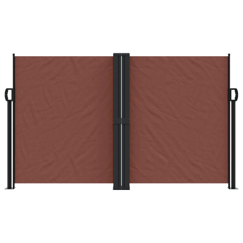 vidaXL Σκίαστρο Πλαϊνό Συρόμενο Καφέ 140 x 600 εκ.