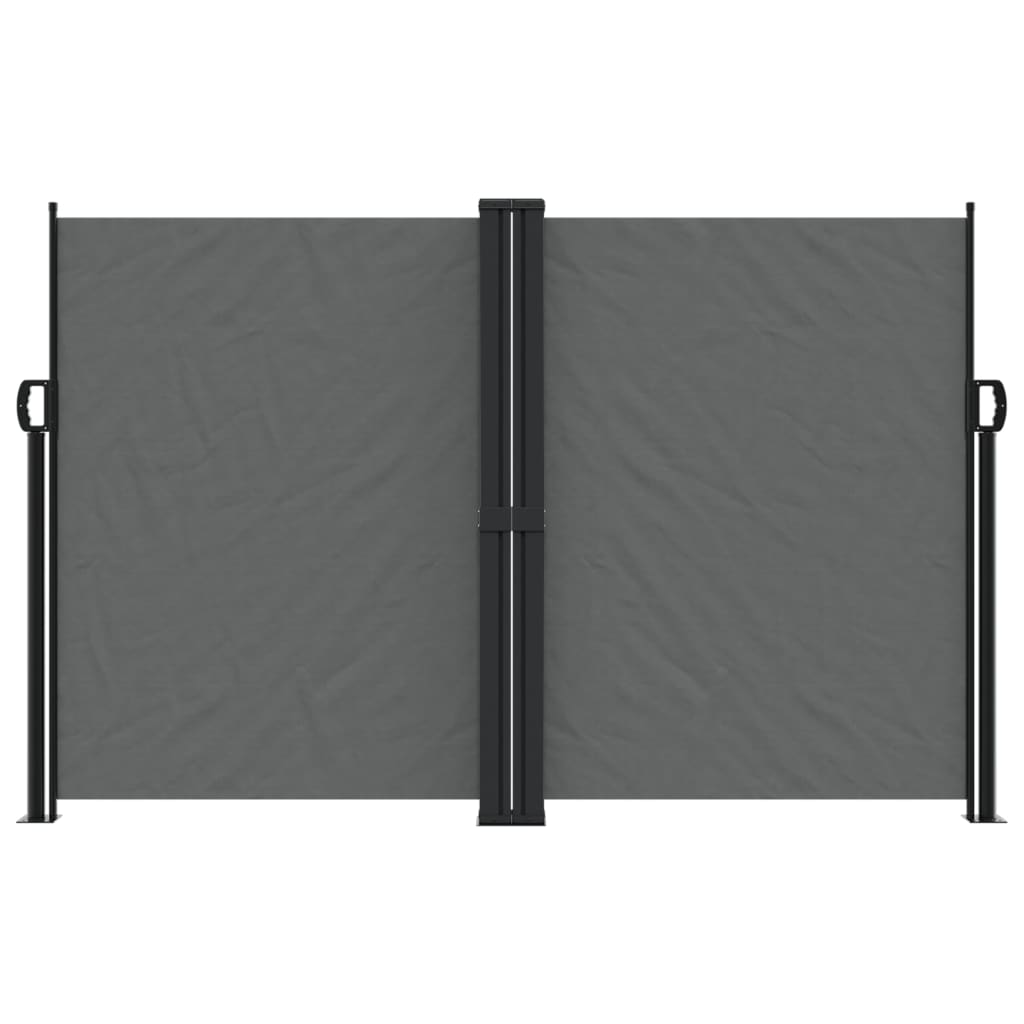 vidaXL Σκίαστρο Πλαϊνό Συρόμενο Ανθρακί 160 x 600 εκ.