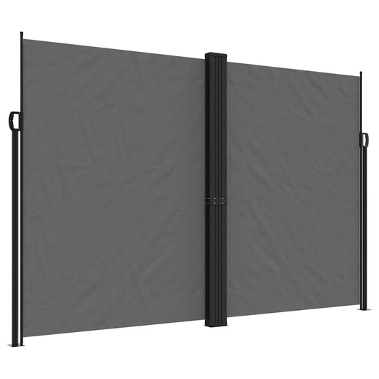 vidaXL Σκίαστρο Πλαϊνό Συρόμενο Ανθρακί 220 x 600 εκ.
