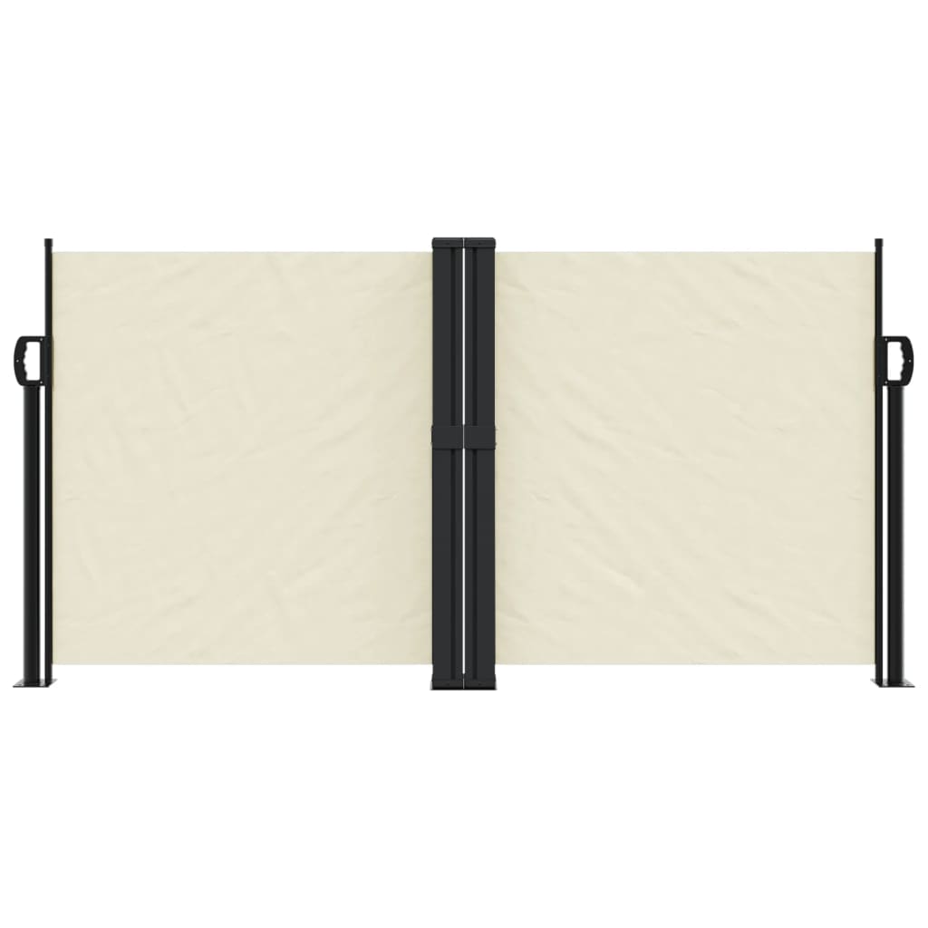 vidaXL Σκίαστρο Πλαϊνό Συρόμενο Κρεμ 120 x 1000 εκ.