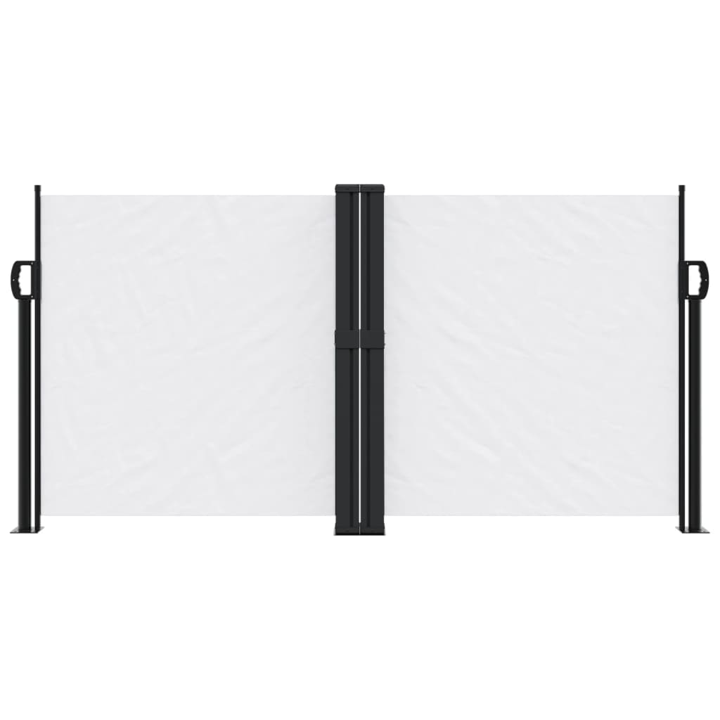 vidaXL Σκίαστρο Πλαϊνό Συρόμενο Λευκό 120 x 1200 εκ.