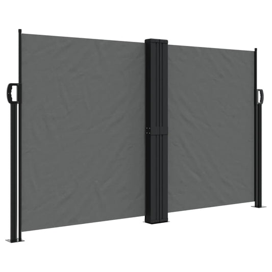 vidaXL Σκίαστρο Πλαϊνό Συρόμενο Ανθρακί 140 x 1200 εκ.