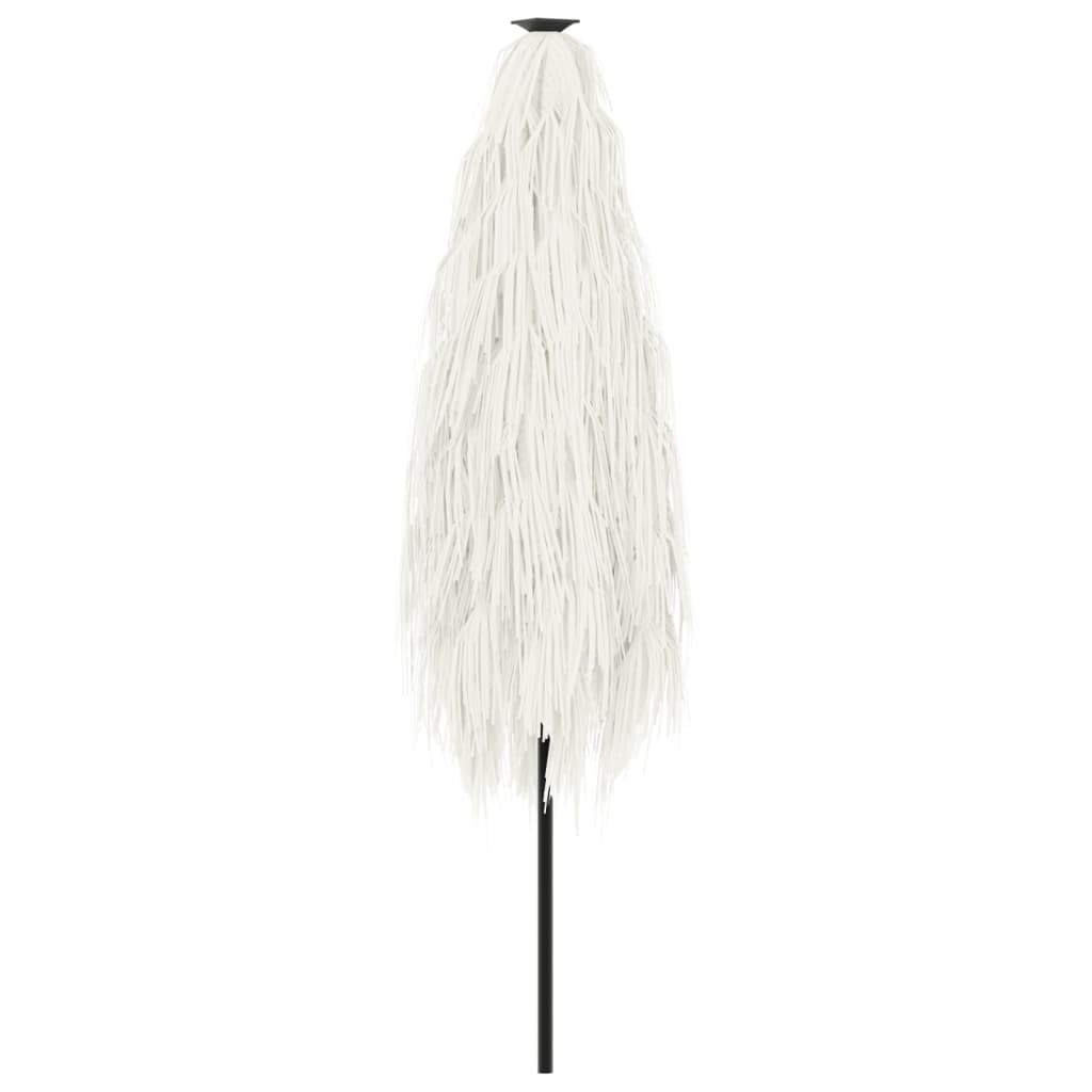 vidaXL Ομπρέλα Κήπου με Ατσάλινο Ιστό Λευκή 248x248x248 εκ.