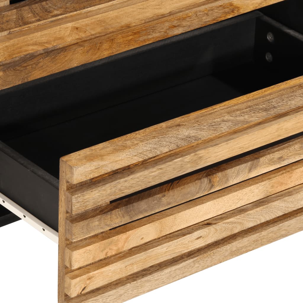 vidaXL Ντουλάπι 60 x 34 x 75 εκ. από Μασίφ Ακατέργαστο Ξύλο Μάνγκο