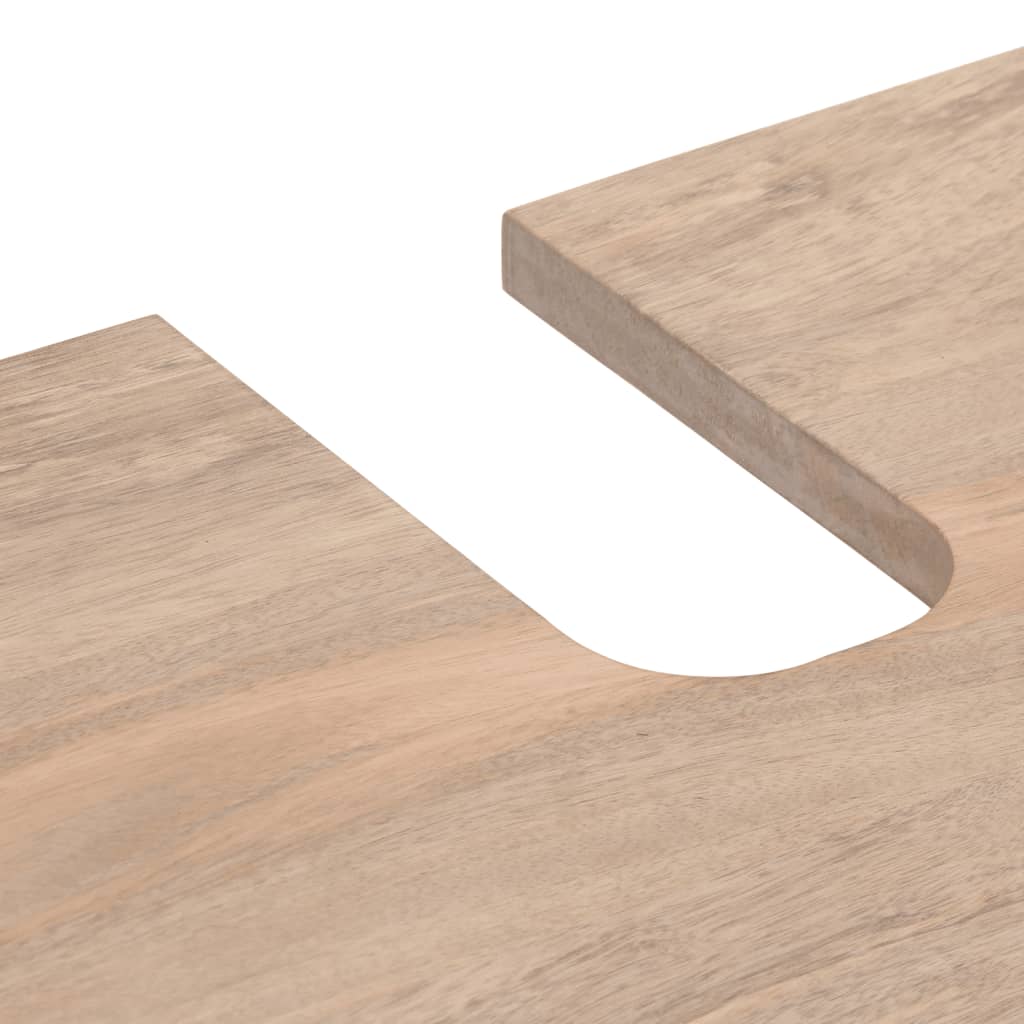 vidaXL Ντουλάπι Μπάνιου 62x34x58 εκ. από Μασίφ Ξύλο Μάνγκο