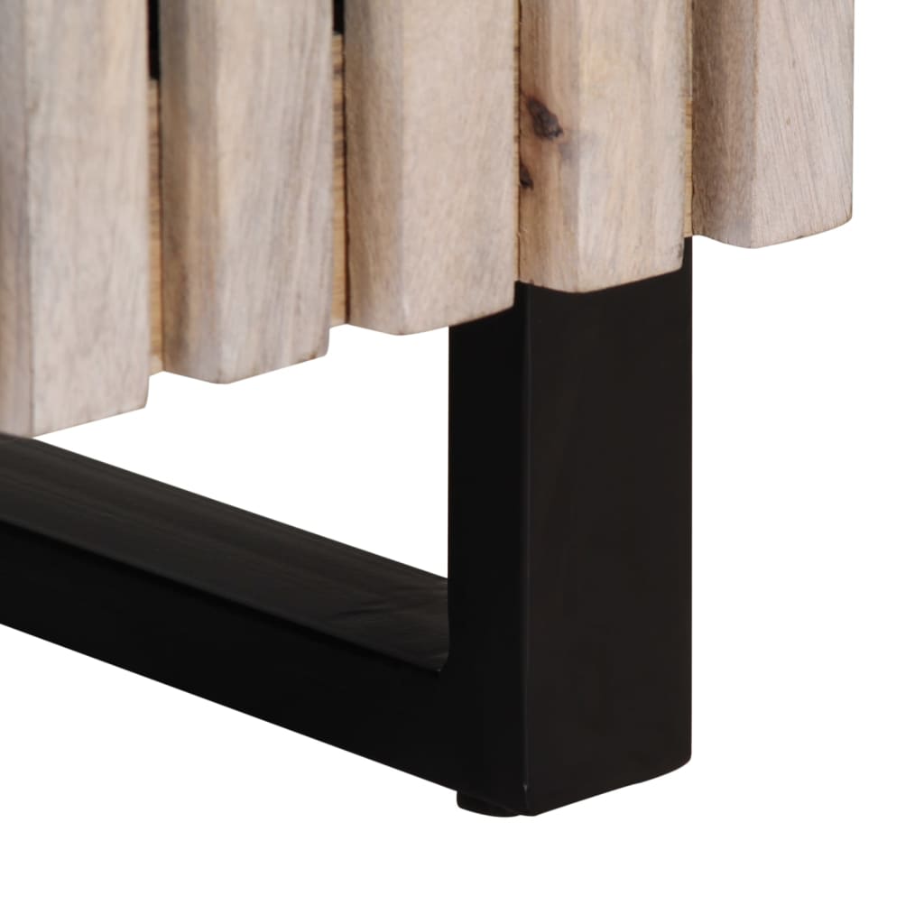 vidaXL Ντουλάπι Μπάνιου 38x34x58 εκ. από Μασίφ Ξύλο Μάνγκο