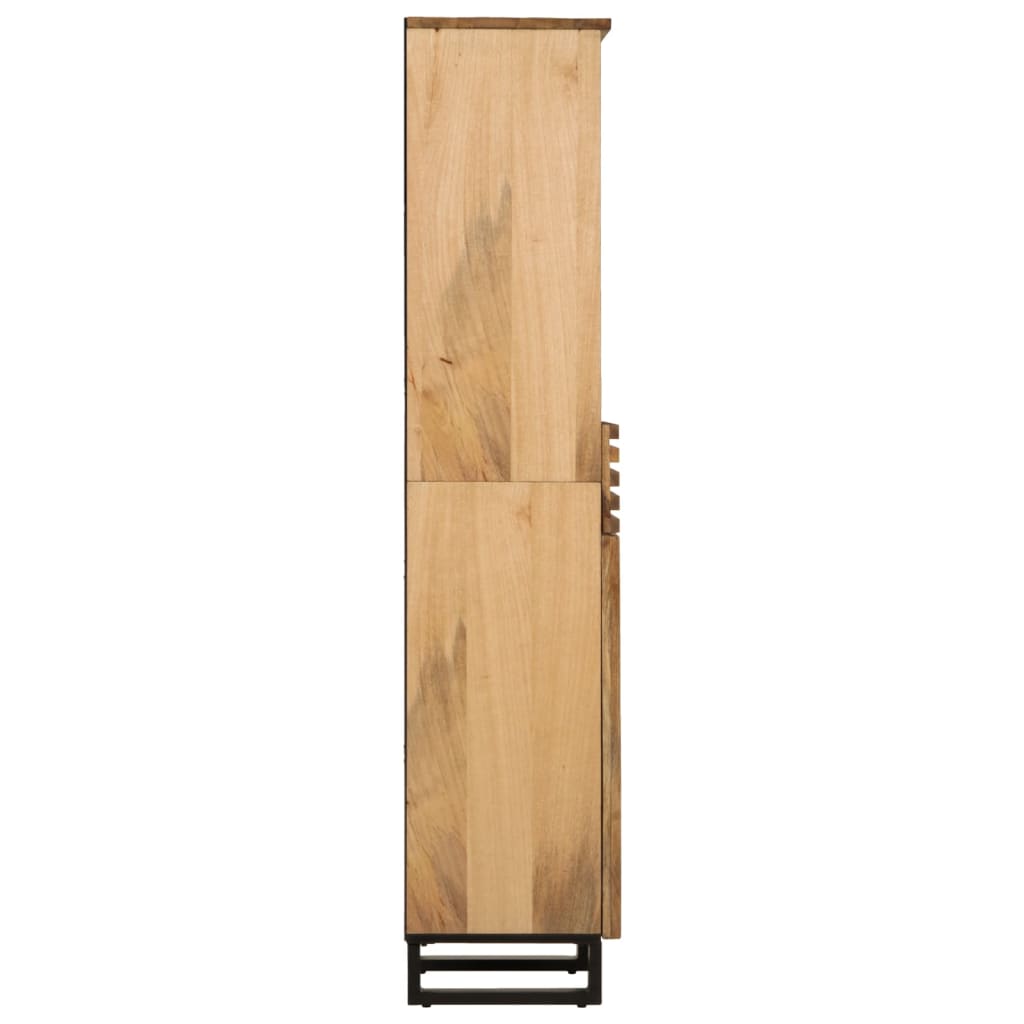 vidaXL Ντουλάπι 38 x 34 x 160 εκ. από Μασίφ Ακατέργαστο Ξύλο Μάνγκο