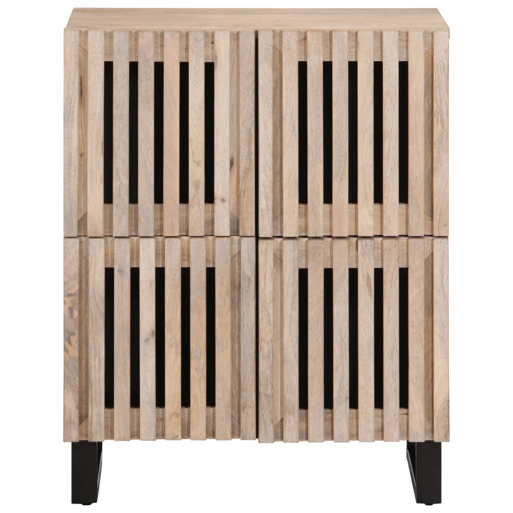 vidaXL Ντουλάπι 60 x 34 x 75 εκ. από Μασίφ Ξύλο Μάνγκο