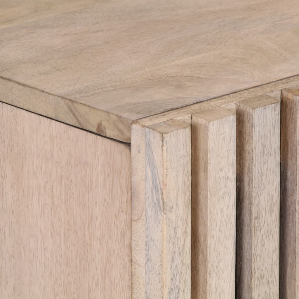 vidaXL Ντουλάπι 60 x 34 x 75 εκ. από Μασίφ Ξύλο Μάνγκο