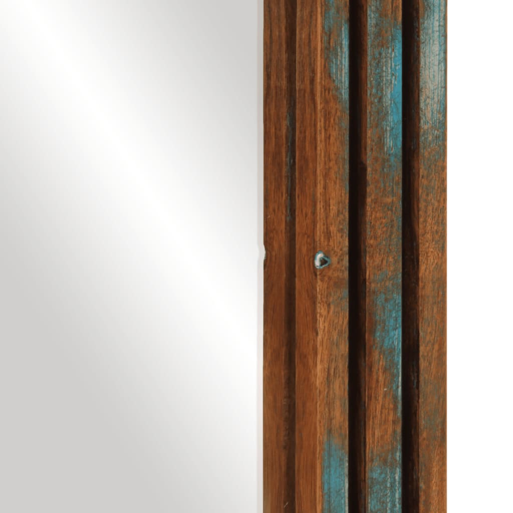 vidaXL Καθρέφτης Μπάνιου 50x70 εκ. από Μασίφ Ξύλο Ακακίας/Γυαλί