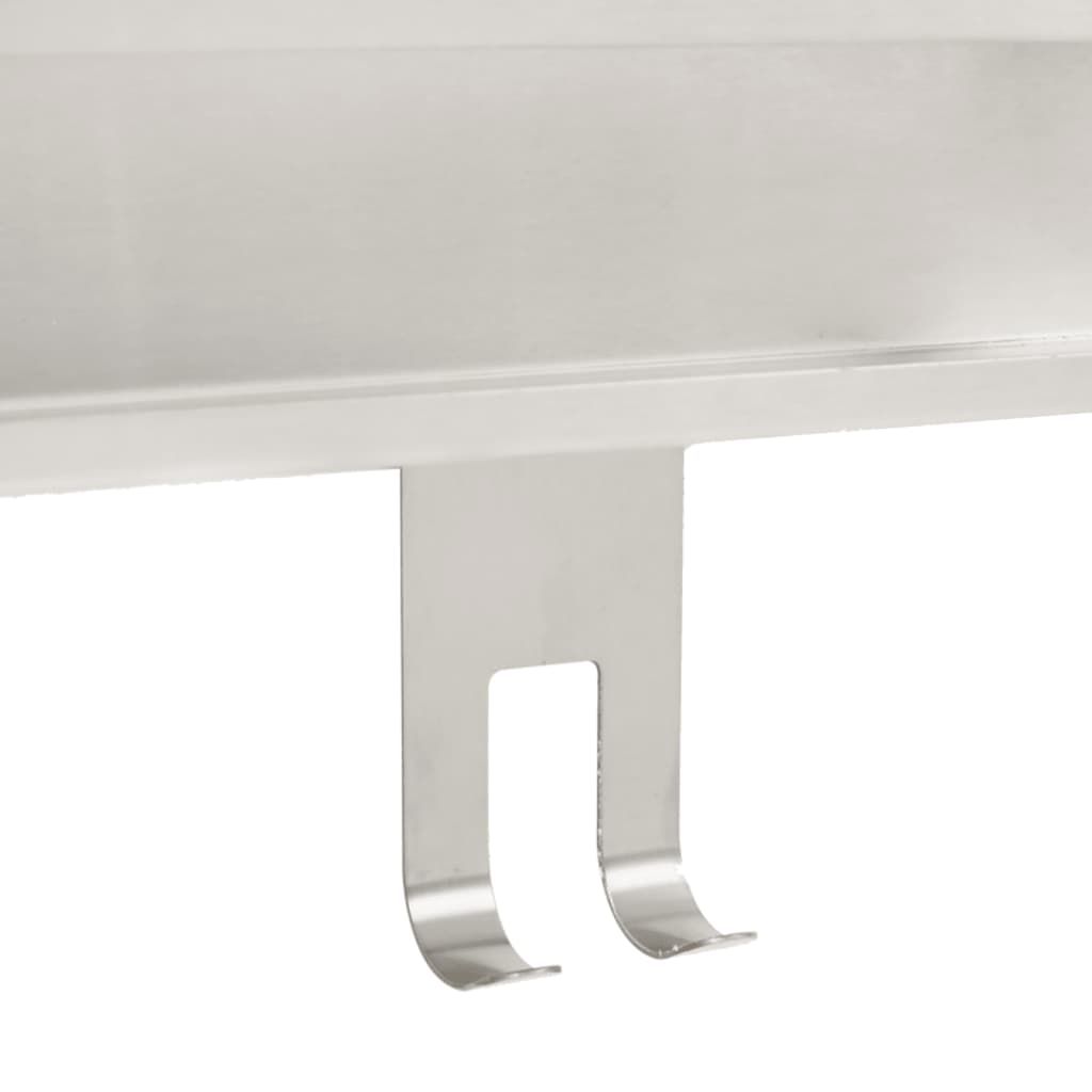 vidaXL Καλαθάκι Ντους Κρεμαστό Βουρτσ. 304 Αν. Ατσάλι