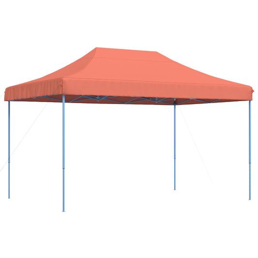 vidaXL Τέντα Εκδηλώσεων Πτυσσόμενη Pop-Up Τερακότα 440x292x315 εκ.