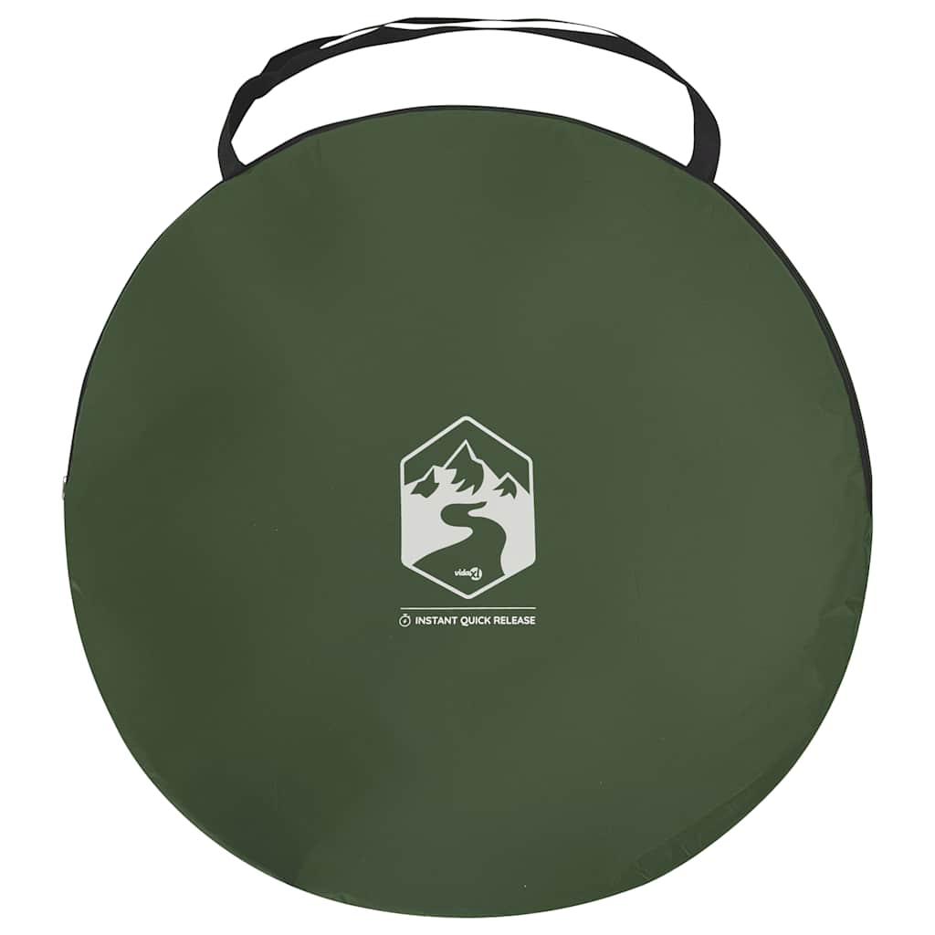 vidaXL Σκηνή Τουαλέτας/Ντουζιέρας Pop Up Πράσινο Αδιάβροχη