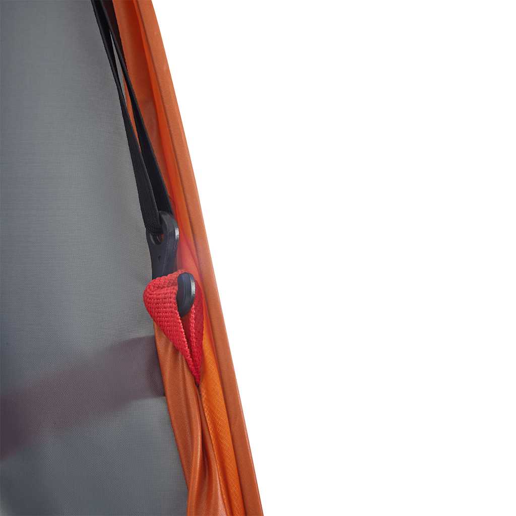 vidaXL Σκηνή Τουαλέτας/Ντουζιέρας Pop Up Γκρι/Πορτοκαλί Αδιάβροχη