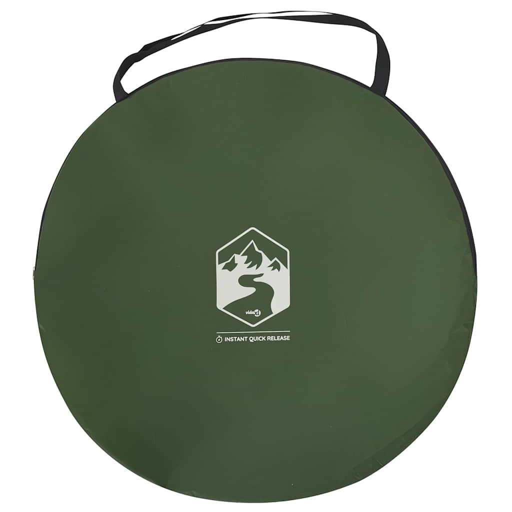 vidaXL Σκηνή Τουαλέτας/Ντουζιέρας Pop Up Πράσινο Αδιάβροχη