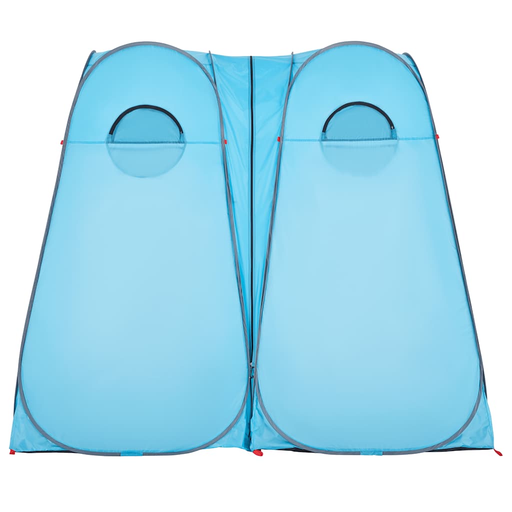 vidaXL Σκηνή Τουαλέτας/Ντουζιέρας Pop Up Μπλε Αδιάβροχη
