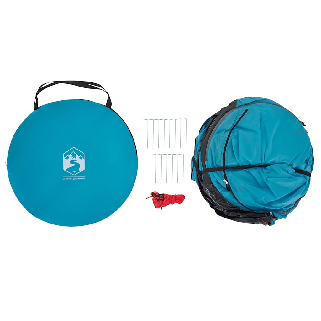 vidaXL Σκηνή Τουαλέτας/Ντουζιέρας Pop Up Μπλε Αδιάβροχη