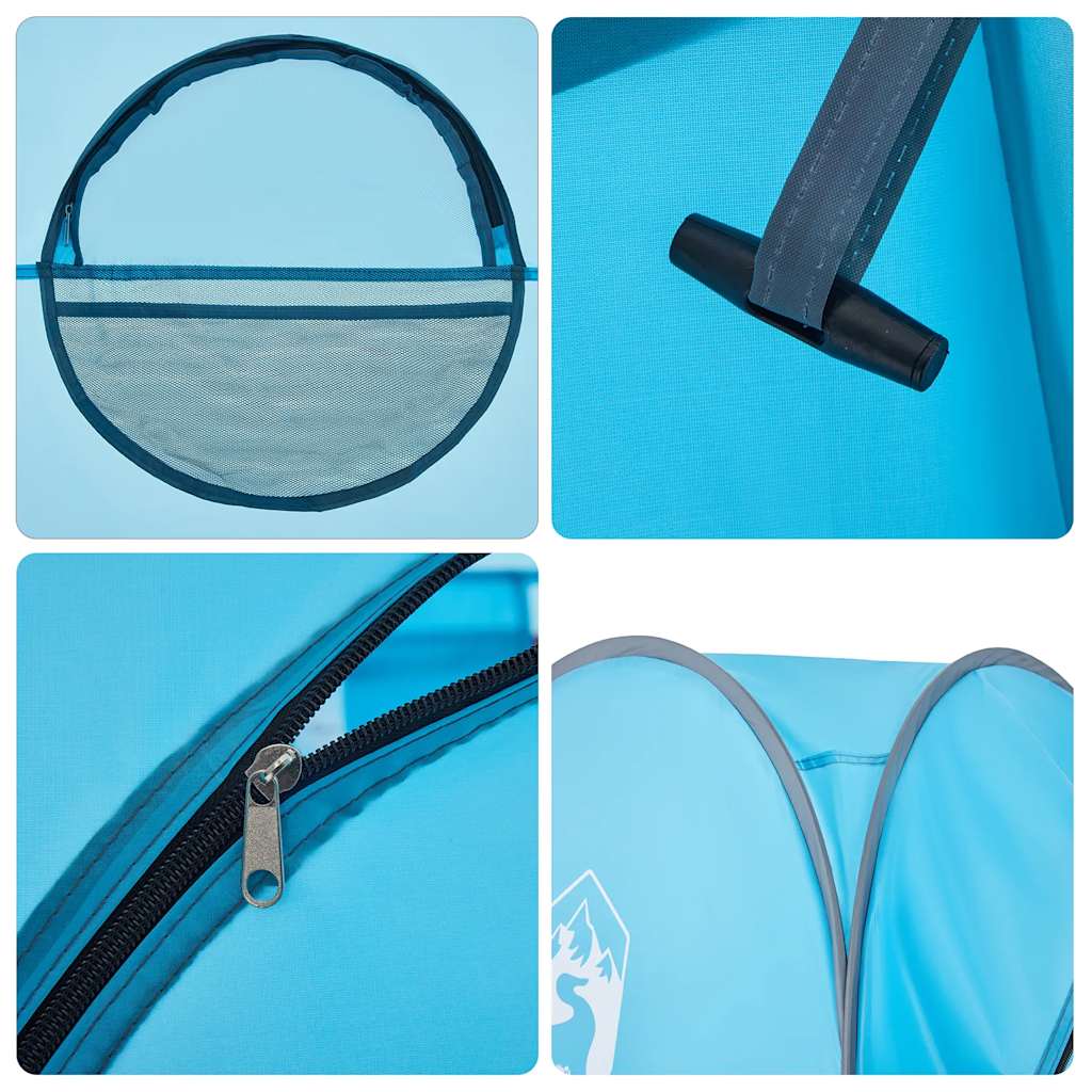 vidaXL Σκηνή Τουαλέτας/Ντουζιέρας Pop Up Μπλε Αδιάβροχη