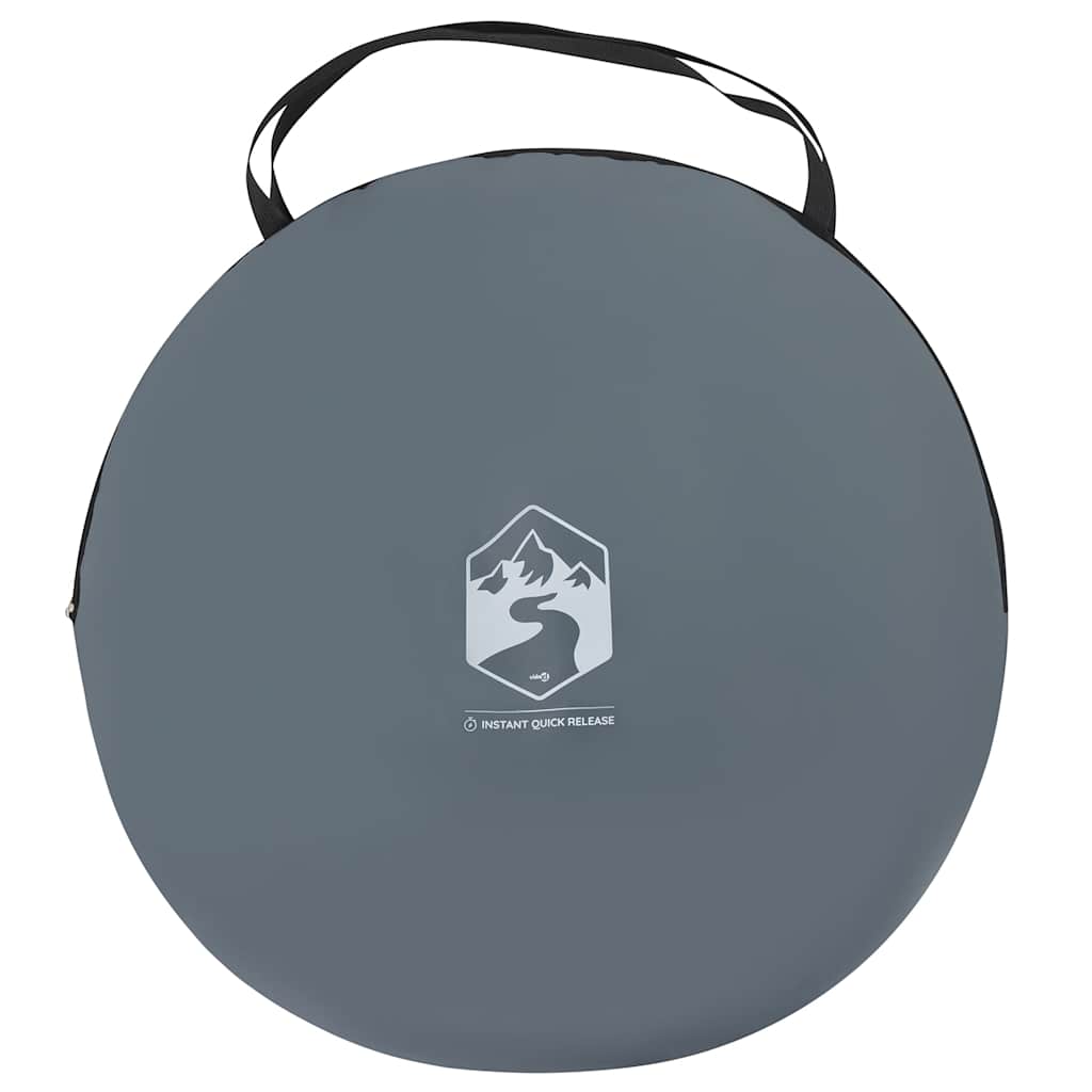 vidaXL Σκηνή Τουαλέτας/Πορτοκαλί Pop Up Γκρι/Πράσινο Αδιάβροχη